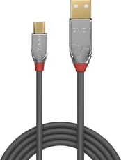 Laidas Lindy Cromo Line USB 2.0 A male, Micro USB B male, 1 m kaina