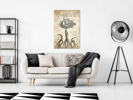 Artgeist Paveikslas - Vintage Submarine (1 Part) Vertical