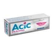 Acic 5% kremas 2 g kaina