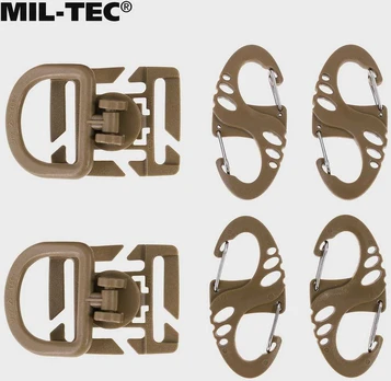 Karabinų rinkinys Mil-Tec Ultimate Tactical Set, Coyote