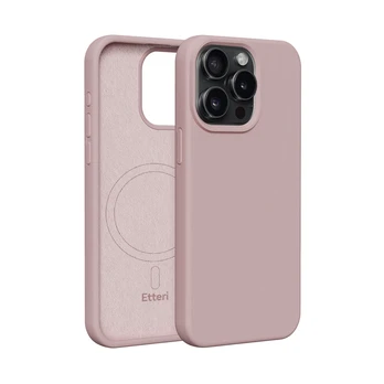 Dėklas Telforceone Etteri Silicone Mag case for iPhone 15 Pro 6,1' light pink