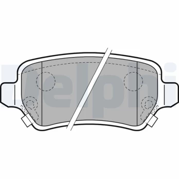 DELPHI LP2188 Brake pad set