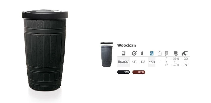 Prosperplast IDWO265-S411 Rainwater container 265 l
