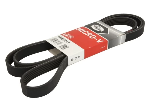 V formos rumbuoti diržai GATES 6PK2213