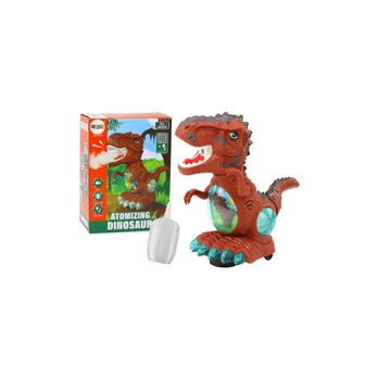 Lean Toys Dinosaur Dancing Obstacle Sensor Lights Sounds Brown