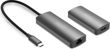 DIGITUS HDMI-USB-C Extender 4K/120Hz CAT6A 30m kaina
