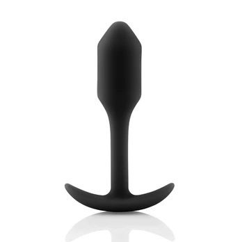 B-Vibe - Snug Plug 1 Black Analinis kaištis
