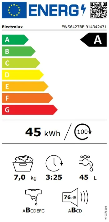 Skalbyklė Electrolux EWS6427BE