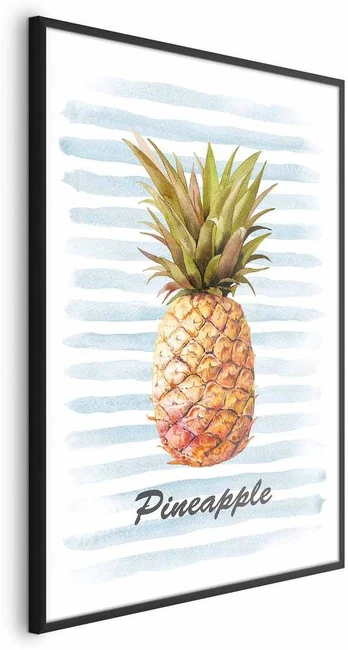 Artgeist Plakatas - Pineapple and Stripes