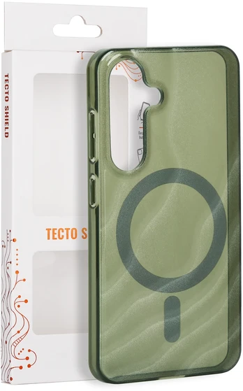 Dėklas Telforceone Tecto Shield Desert Mag case for Samsung Galaxy S25 dark olive