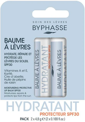 Byphasse PROTECTIVE LIP BALM SPF30 PACK 2 pcs