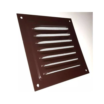 Metalinės ventiliacijos grotelės MVM300SR, 300 x 300 mm, rudos sp.