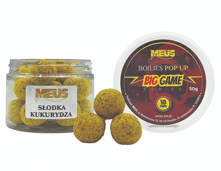 Boiliai Meus Big Game Pop Up 18mm - Sweet Corn