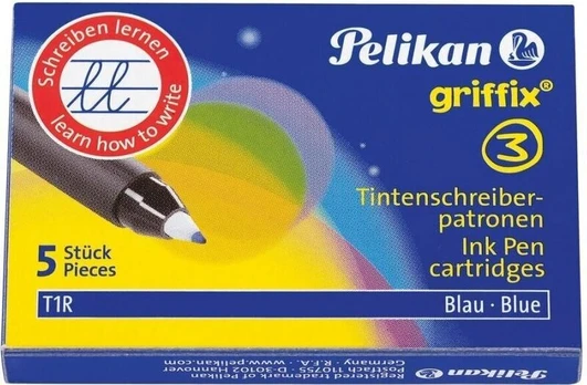 Rašalo kasetės Pelikan Griffix, 5 vnt.