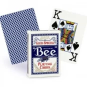 Bee Jumbo pokerio kortos (Mėlynos) kaina
