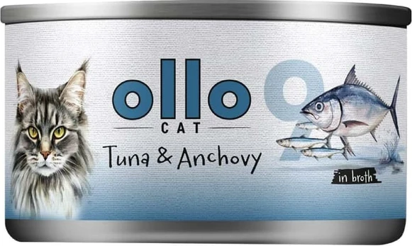 Ollo Tuna with Anchovy in Broth Nr 9 70g