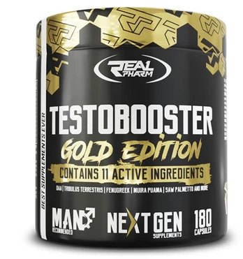 Real Pharm Testo Booster Gold Edition, 180 kap