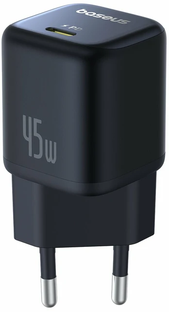 Baseus PicoGo 45W, 1xUSB-C juodas