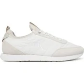 Laisvalaikio batai Calvin Klein Retro Runner Sock Laceup Mix YM0YM01414 Balta