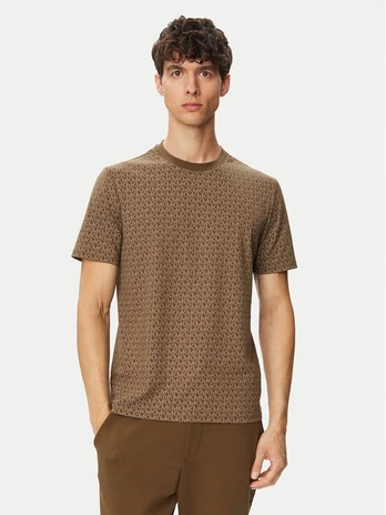 MICHAEL Michael Kors Marškinėliai CS5529A5KS Chaki Regular Fit