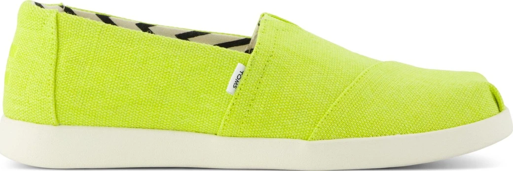 TOMS BRIGHT LIME HERITAGE CANVAS 10021924 Medium Green - 39
