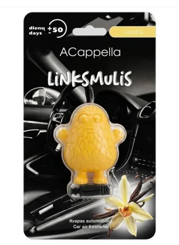 Automobilio kvapas ACAPPELLA Linksmulis Vanilla