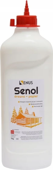Vinolio klijai medžiui, popieriui, kartonui Senus Senol 1kg