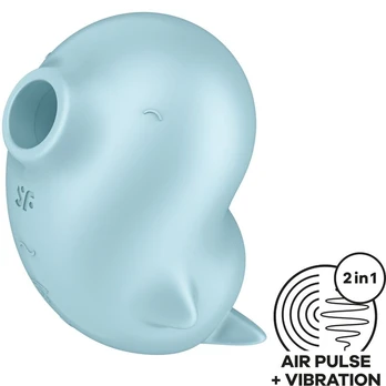 SATISFYER - SASSY SEAL STIMULATOR - VIBRATOR BLUE