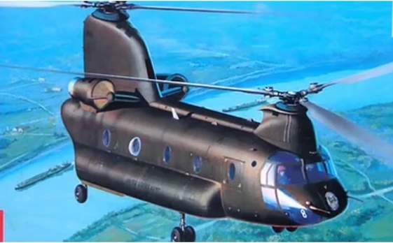 Revell - CH-47D Chinook, 1/144, 03825