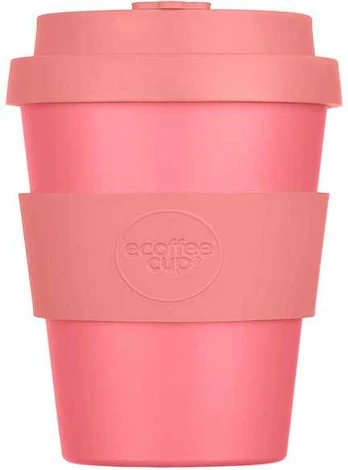 Ecoffee Cup „Ecoffee“ puodelis vientisų spalvų „Darrell Lea Roth“, 240 ml – rožinis