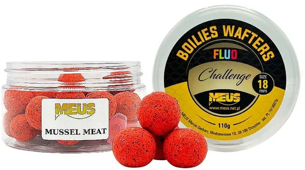 Meus Challenge Fluo Wafters 18mm - Mussel Meat