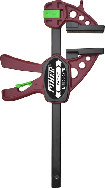 Greitos fiksacijos spaustuvas Piher Mini Quick 5,5x15cm, max 75kg