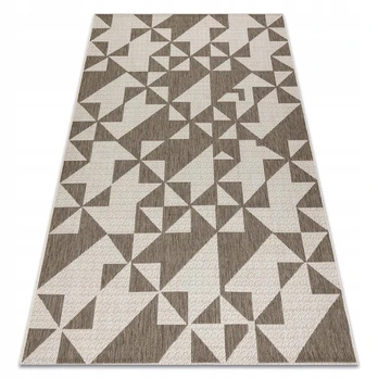 Sizalinis pintas kilimas 60x110 cm, geometrinis raštas