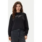 HUGO Džemperis Darace 50534271 Juoda Relaxed Fit