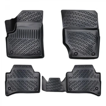 Guminiai kilimeliai juodi 3d vw touareg facelift (2007-2010) rizline