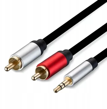 Oem Aux kabelis mini jack 3.5mm į 2x rca cinch stereo 5m