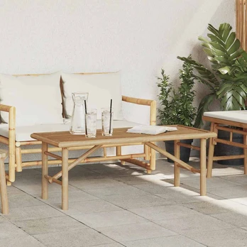 Kavos staliukas 110x50x43 cm iš bambuko