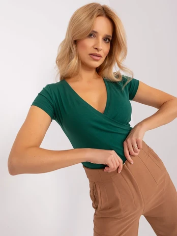 Palaidinė tamsiai žalia