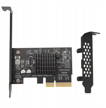 Usb 3.2 Gen 2 Type-c 20 Gb/s plėtimo plokštė Asm3242 Lz valdymas