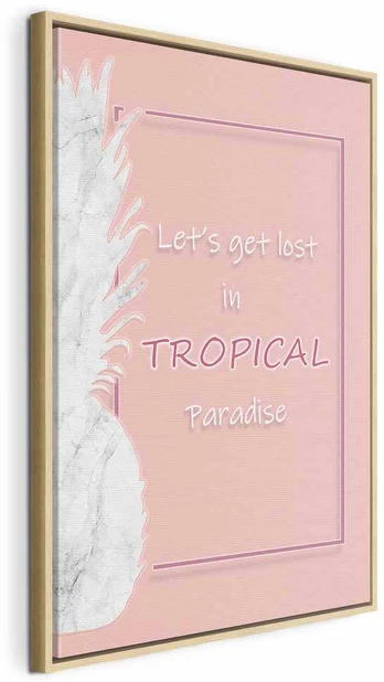 Artgeist Paveikslas - Let's Get Lost in Tropical Paradise (1 Part) Vertical