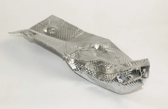 9DQV-043014-3000 HEAT INSULATOR, REAR FENDER