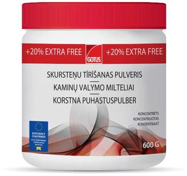 Kaminų valymo milteliai GOTUS 600g