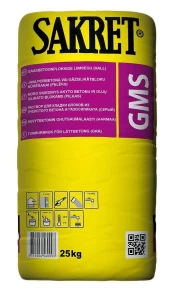Blokelių klijai SAKRET GMS, 25 kg kaina