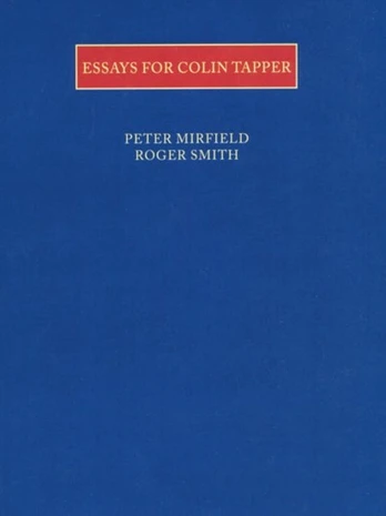Essays for Colin Tapper