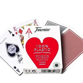 2500 pokerio kortos (Raudonos)
