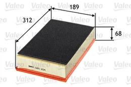 Oro filtras VALEO 585204 kaina
