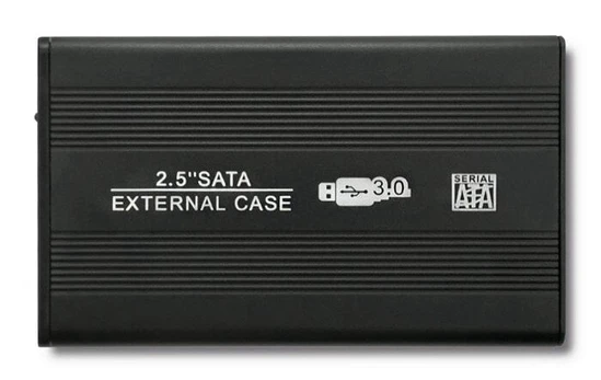 QOLTEC Ext. HDD Case HDD/SSD Black | 51861