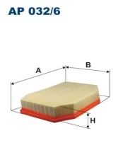 Oro filtras FILTRON AP 032/6 kaina