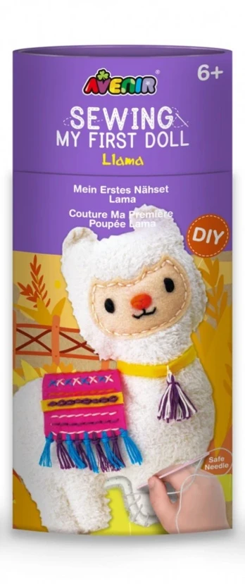 Creative set My first doll to sew - Llama
