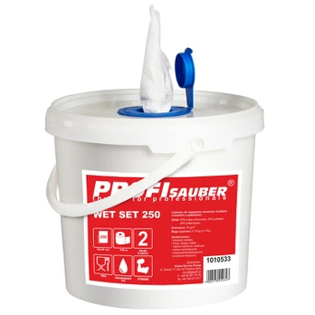 Profi Sauber Šluostės kibire su mirkymo dozatoriumi ProfiSauber WET SET 250